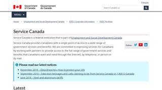 
                            12. Service Canada - Canada.ca - Government of Canada
