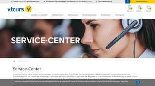 
                            3. Service-Center: Antworten und Kontakt - vtours.com