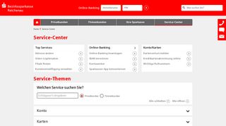 
                            4. Service-Center | Bezirkssparkasse Reichenau