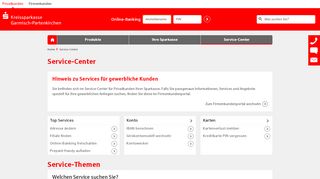
                            7. Service-Center | Kreissparkasse Garmisch-Partenkirchen