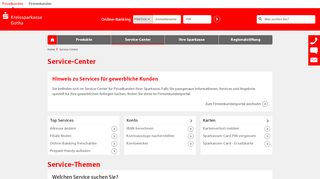 
                            10. Service-Center | Kreissparkasse Gotha