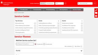 
                            10. Service-Center | Kreissparkasse Tübingen