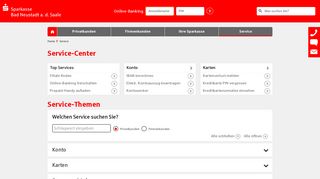 
                            9. Service-Center | Sparkasse Bad Neustadt a. d. Saale