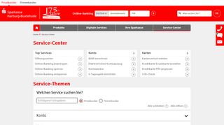 
                            8. Service-Center | Sparkasse Harburg-Buxtehude