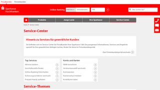 
                            8. Service-Center | Sparkasse Hochfranken
