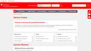 
                            6. Service-Center | Sparkasse im Landkreis Schwandorf