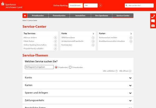 
                            4. Service-Center | Sparkasse Jerichower Land