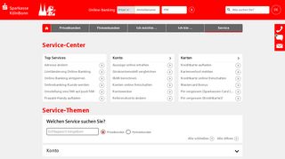 
                            1. Service-Center | Sparkasse KölnBonn