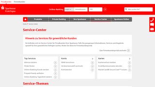 
                            12. Service-Center | Sparkasse Kraichgau Bruchsal-Bretten-Sinsheim