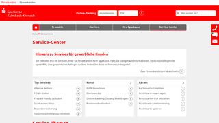 
                            8. Service-Center | Sparkasse Kulmbach-Kronach
