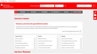 
                            9. Service-Center | Sparkasse Markgräflerland