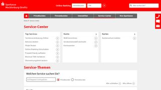 
                            6. Service-Center | Sparkasse Mecklenburg-Strelitz