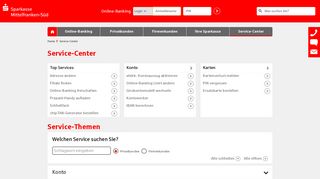 
                            6. Service-Center | Sparkasse Mittelfranken-Süd