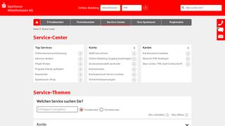 
                            8. Service-Center | Sparkasse Mittelholstein AG