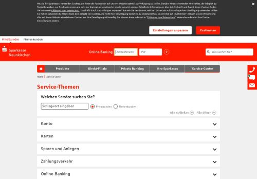 
                            10. Service-Center | Sparkasse Neunkirchen