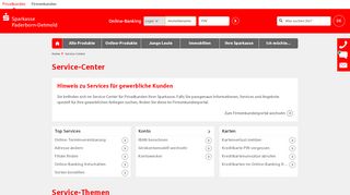 
                            8. Service-Center | Sparkasse Paderborn-Detmold