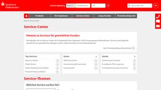 
                            11. Service-Center | Sparkasse Pfaffenhofen