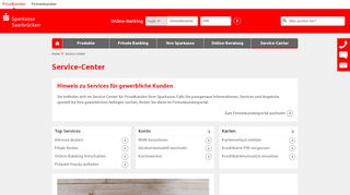 
                            6. Service-Center | Sparkasse Saarbrücken