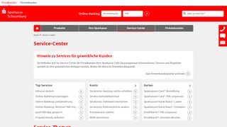 
                            8. Service-Center | Sparkasse Schaumburg