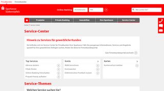 
                            8. Service-Center | Sparkasse Südwestpfalz