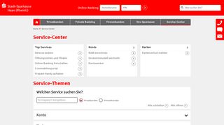 
                            5. Service-Center | Stadt-Sparkasse Haan (Rheinl.)