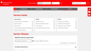 
                            7. Service-Center | Stadtsparkasse Augsburg