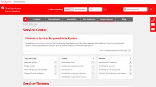 
                            9. Service-Center | Stadtsparkasse Kaiserslautern