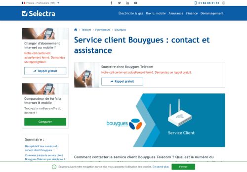 
                            5. Service client Bouygues : contact et assistance - 09 87 67 18 00