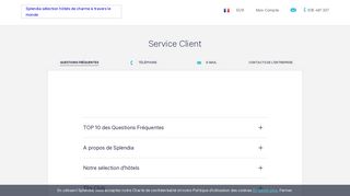 
                            5. Service Client - Splendia
