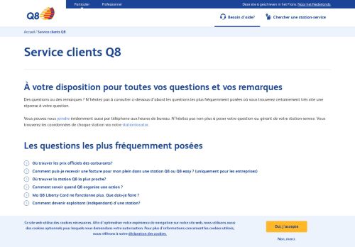 
                            7. Service clients Q8 | Q8