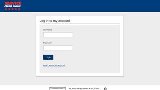 
                            7. Service Credit Union | Login