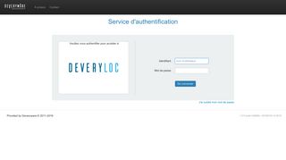 
                            1. Service d'authentification DeveryWare