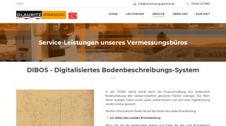 
                            10. Service Dibos - Vermessungsbüro Glaubitz Vermessung