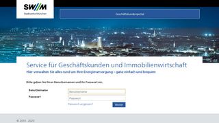 
                            2. Service für Geschäftskunden und Immobilienwirtschaft