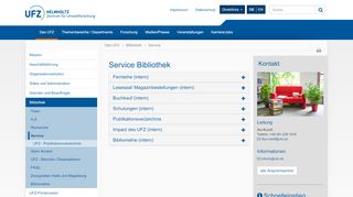 
                            13. Service - Helmholtz-Zentrum für Umweltforschung UFZ