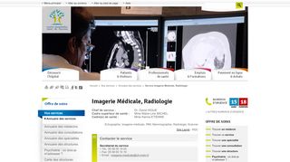 
                            1. Service Imagerie Médicale, Radiologie - CH Mont de Marsan