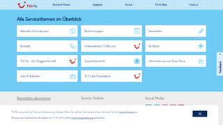 
                            9. Service & Info: Alle Infos rund um Ihren Flug - TUI fly