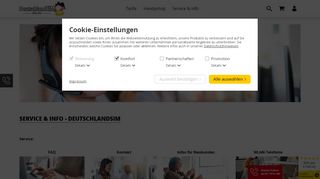 
                            3. Service & Info | DeutschlandSIM