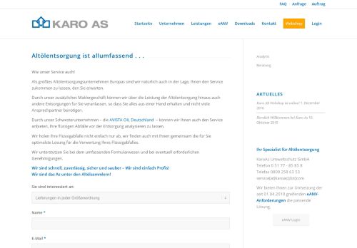 
                            4. Service | KARO AS UMWELTSCHUTZ GMBH