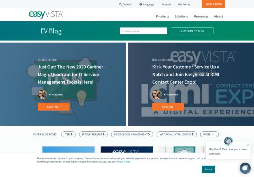 
                            3. Service Management Blog - EasyVista