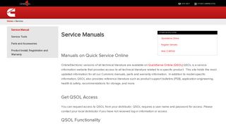 
                            4. Service Manuals | Power Systems - Channel One Portal - Cummins