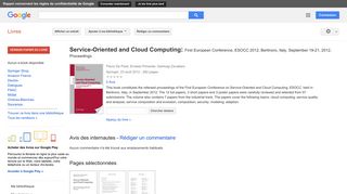 
                            10. Service-Oriented and Cloud Computing: First European Conference, ...
