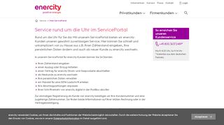 
                            3. Service rund um die Uhr im ServicePortal - enercity