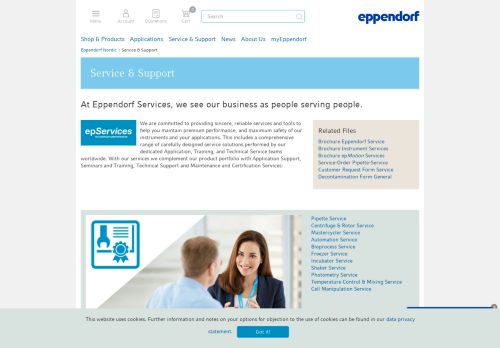 
                            6. Service & Support - Eppendorf