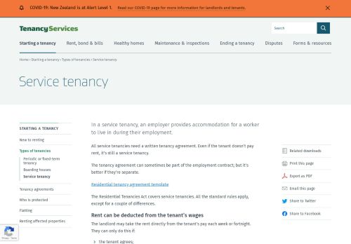 
                            13. Service tenancy » Tenancy Services