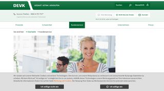 
                            10. Service und Kontakt – unser Kundenservice - DEVK