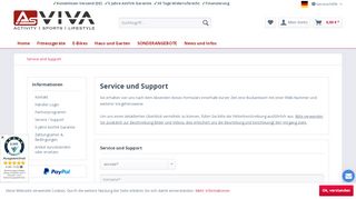 
                            2. Service und Support | AsVIVA