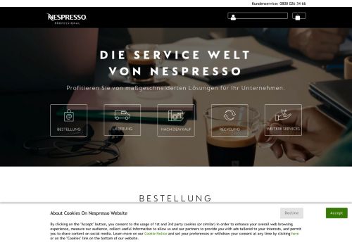 
                            13. Service Welt | Nespresso Professional