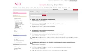 
                            6. service.aeb.de: Ausfuhranmeldungen - AEB-Serviceportal