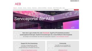 
                            3. service.aeb.de: Übersicht